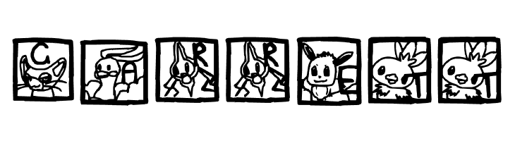 Pokemon !  Free Fonts Download