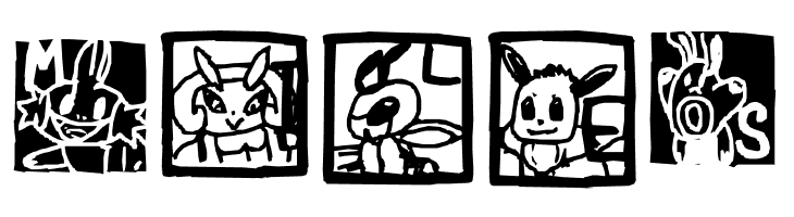 Pokemon !  Free Fonts Download