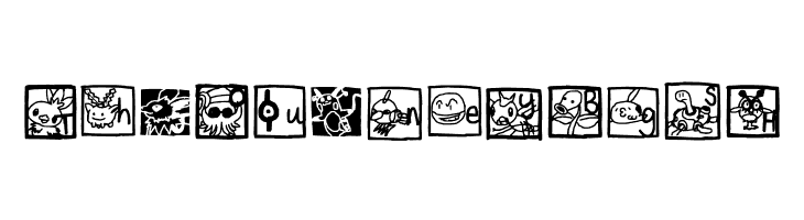 Pokemon !  Free Fonts Download