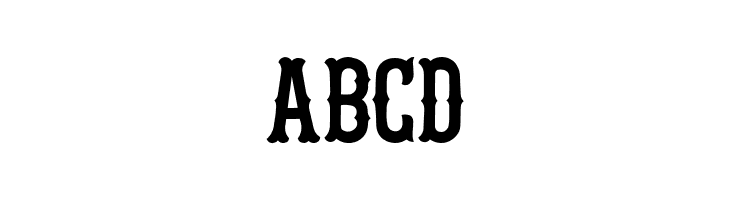 ABCD Stahls Tiffany - 2000 Font
