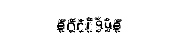 Toronto Zoo Penguins  Free Fonts Download