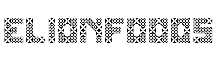 Kawung Textile Regular  Free Fonts Download