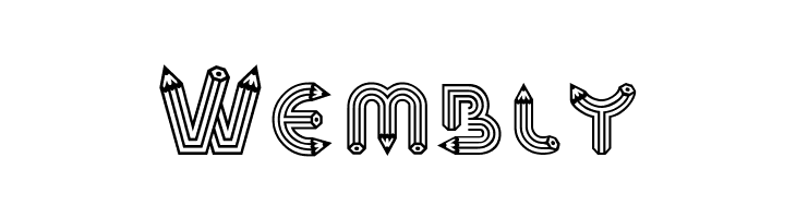 Pencil Caps  Free Fonts Download