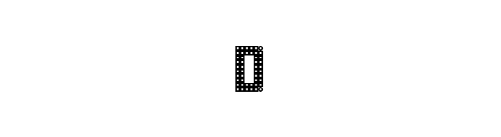 Non-sticky glue on rulers Regular  Free Fonts Download
