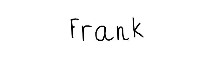 Frank Black Out Font