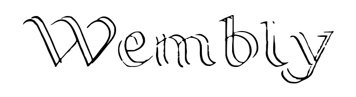 Calligraphy Double Pencil  Free Fonts Download