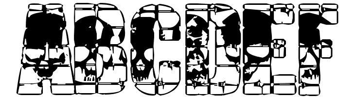 CERCA OF SKULLS  Free Fonts Download