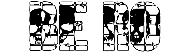 CERCA OF SKULLS  Free Fonts Download