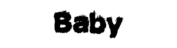 Hairy Monster Solid  Free Fonts Download
