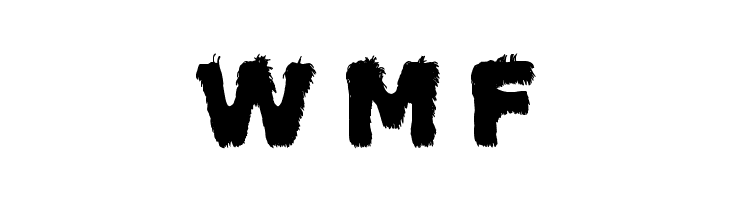 Hairy Monster Solid  Free Fonts Download