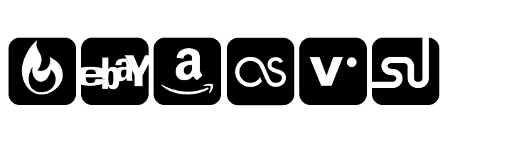 Social Networking Icons Regular  Free Fonts Download