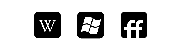 Social Networking Icons Regular  Free Fonts Download
