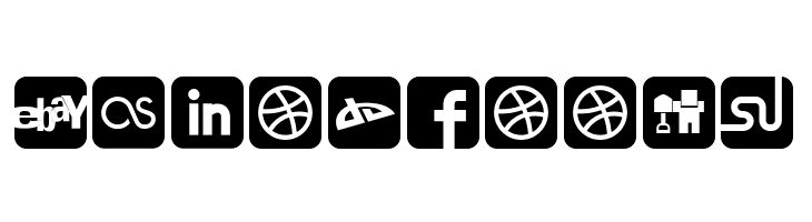 Social Networking Icons Regular  Free Fonts Download