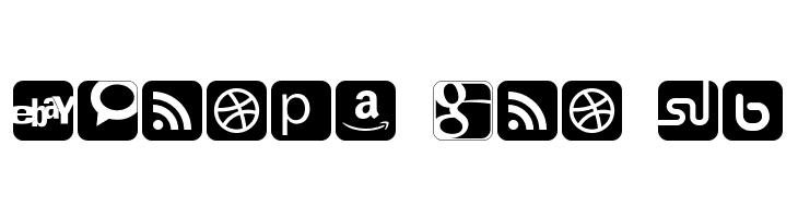 Social Networking Icons Regular  Free Fonts Download