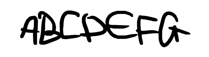 Left handed writing looks weird  Free Fonts Download