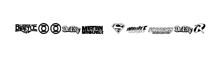 DC Comics  Free Fonts Download