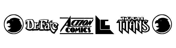 DC Comics  Free Fonts Download