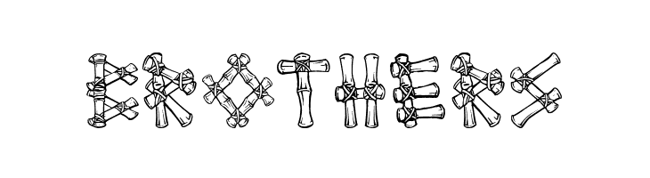 Bamboo de Saipan  Free Fonts Download