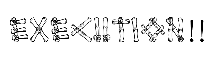 Bamboo de Saipan  Free Fonts Download