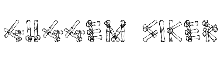 Bamboo de Saipan  Free Fonts Download