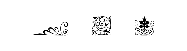 NeoclassicFleuronsFree  Free Fonts Download