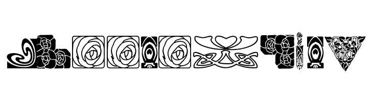 BOUTON Nouveau Ornaments II  Free Fonts Download