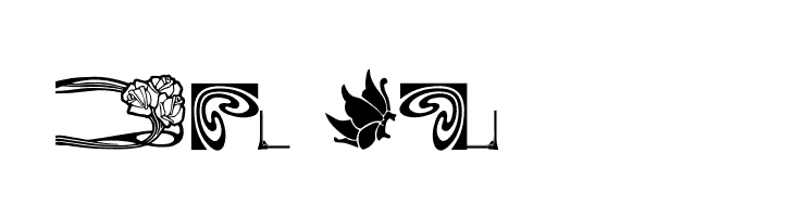 BOUTON Nouveau Ornaments II  Free Fonts Download