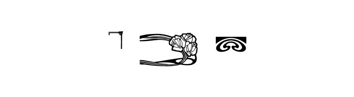 BOUTON Nouveau Ornaments II  Free Fonts Download