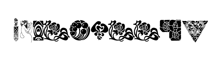 BOUTON Nouveau Ornaments II  Free Fonts Download