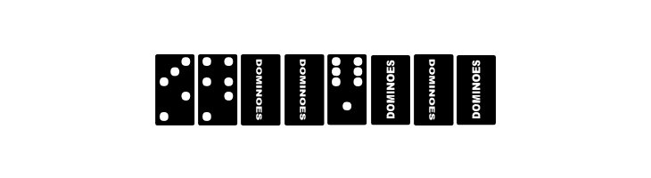 FE-Dominoes  Free Fonts Download