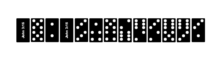 FE-Dominoes  Free Fonts Download