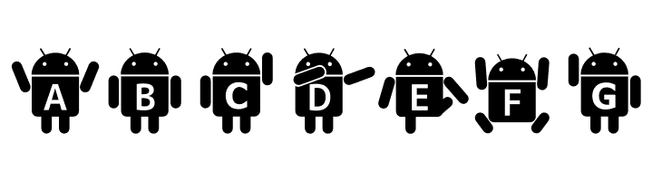 Droid_Robot  Free Fonts Download