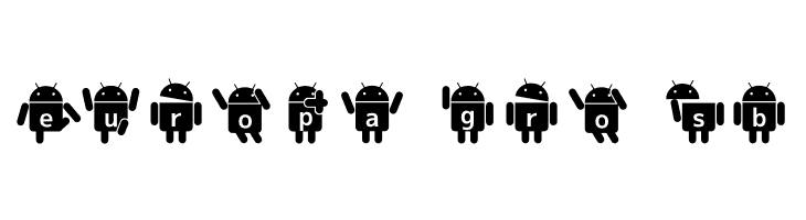 Droid_Robot  Free Fonts Download
