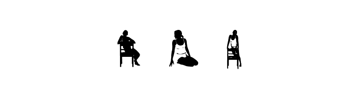 WomanSilhouettes  Free Fonts Download