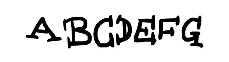 slightly different  Free Fonts Download