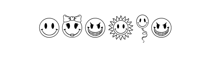 JLS Smiles Sampler  Free Fonts Download
