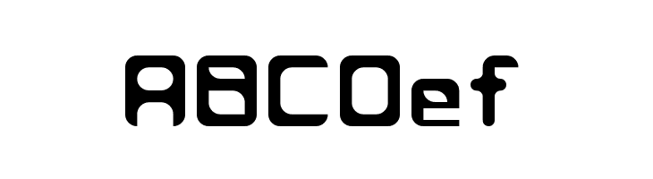 Round Edges Regular  Free Fonts Download