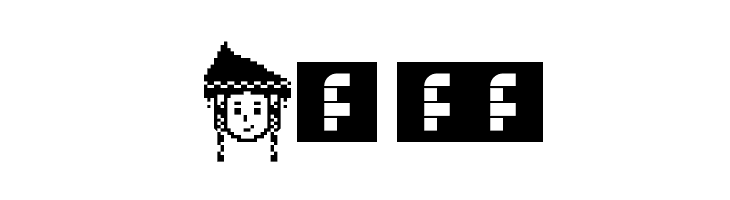 IW Pixelated Regular  Free Fonts Download