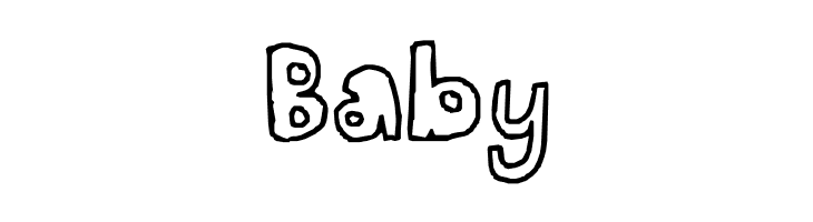 A fat child  Free Fonts Download