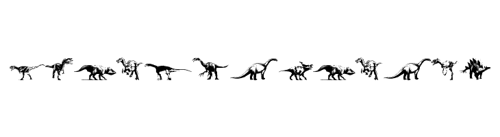 Dinosaurs  Free Fonts Download