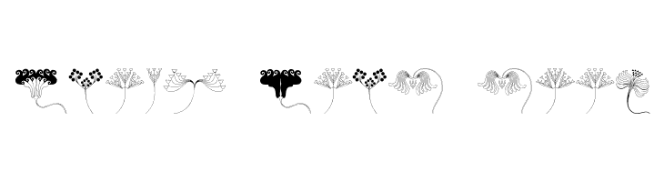 JugendstilFlowersFree  Free Fonts Download