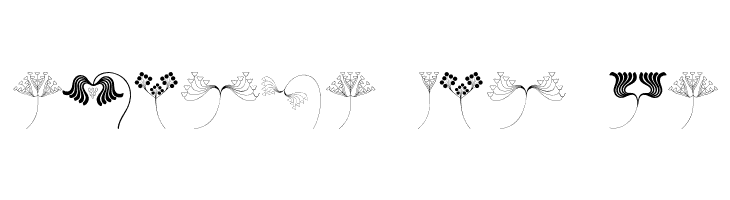 JugendstilFlowersFree  Free Fonts Download