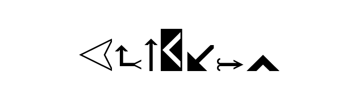 Arrows Regular  Free Fonts Download