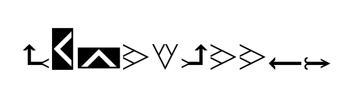 Arrows Regular  Free Fonts Download