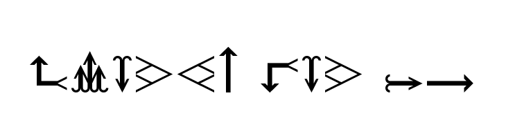 Arrows Regular  Free Fonts Download