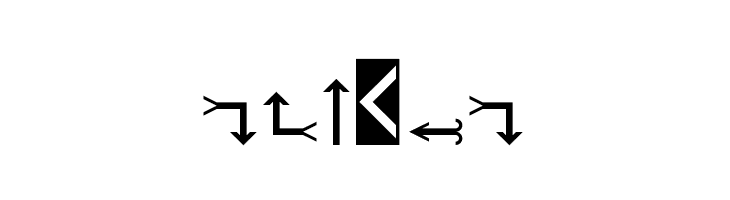 Arrows Regular  Free Fonts Download