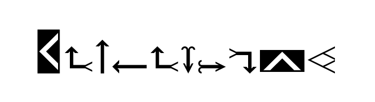 Arrows Regular  Free Fonts Download