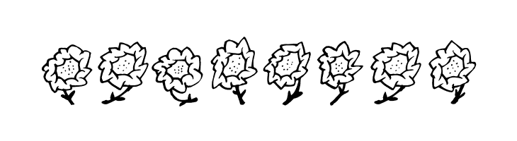 FEMajasFlowers  Free Fonts Download