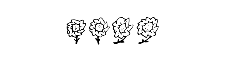 FEMajasFlowers  Free Fonts Download