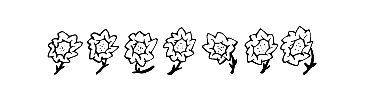 FEMajasFlowers  Free Fonts Download